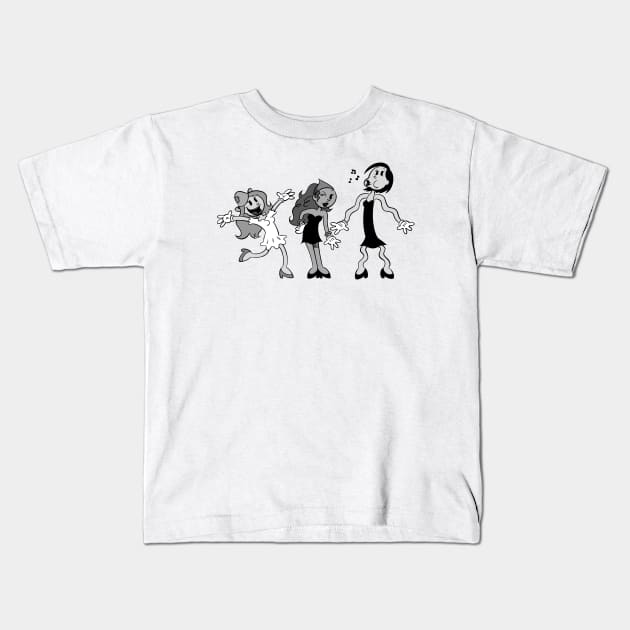 The rubberhoses Kids T-Shirt by Francis Paquette